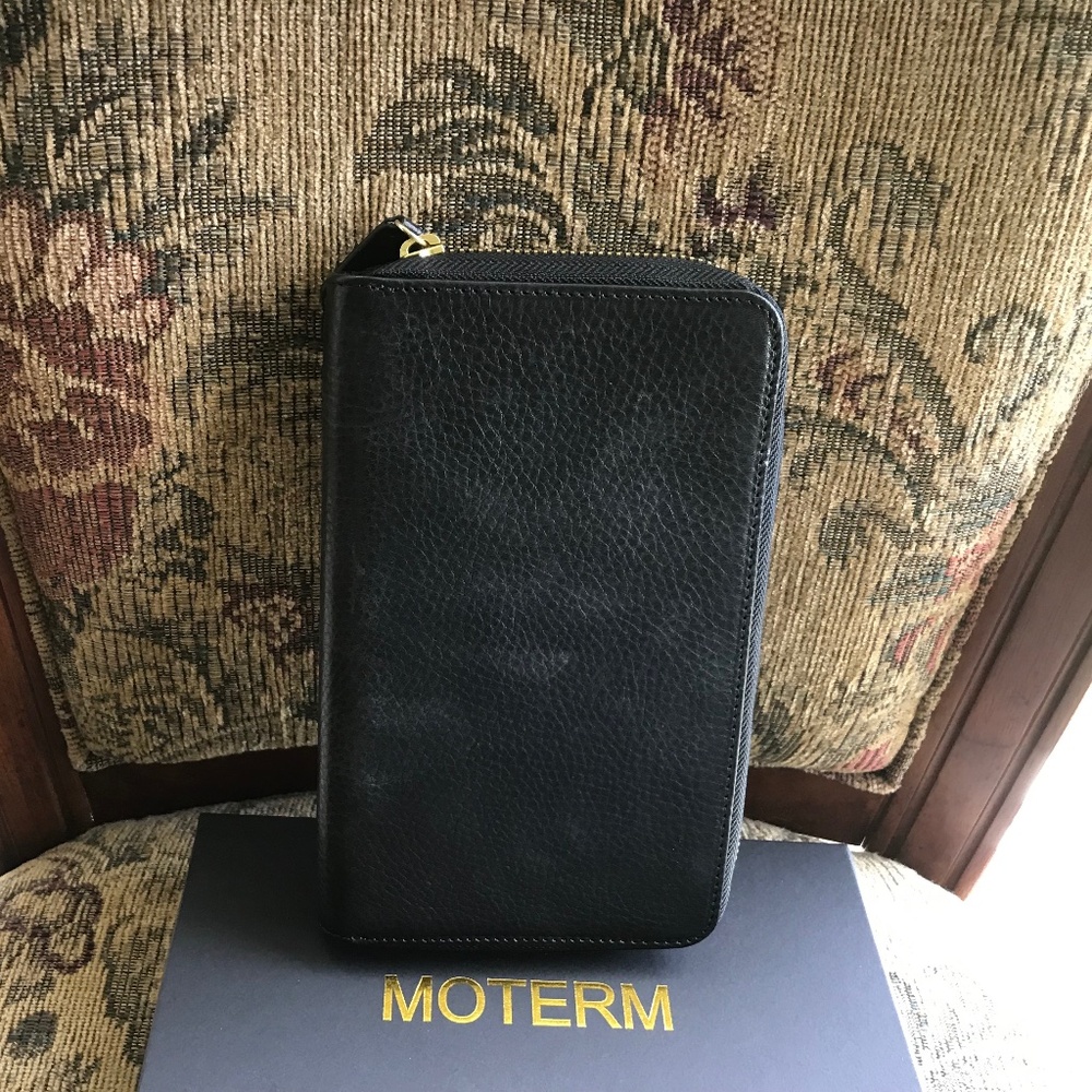 Moterm Full Grain Vegetable Tanned Cowhide Planner Zip Weeks 2.0 Cover SOLD SOLD